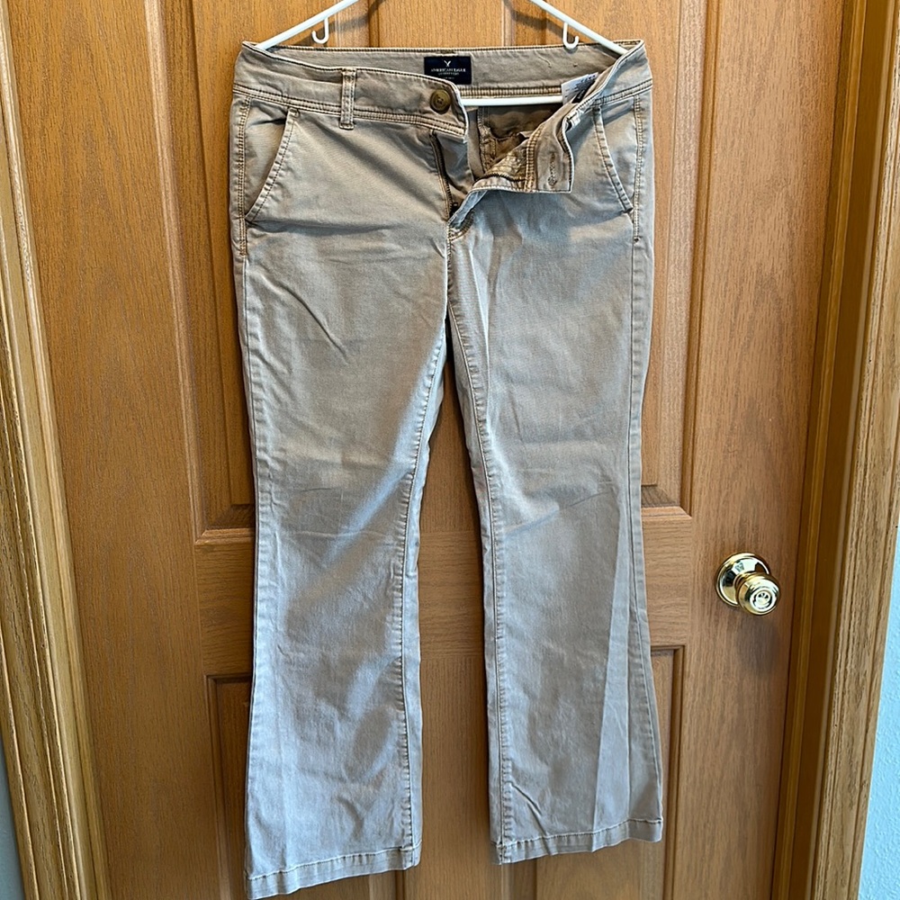 AEO kick boot pants.